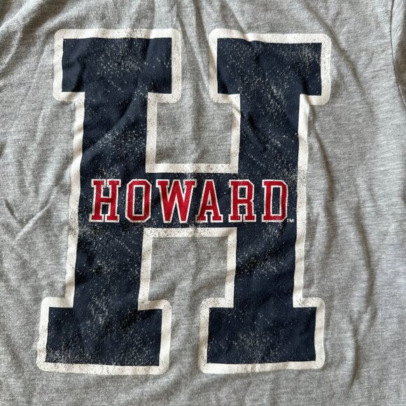 Girls' Howard University Long Sleeve Graphic T-Shirt Gray M 7-8 - Picture 2 of 6